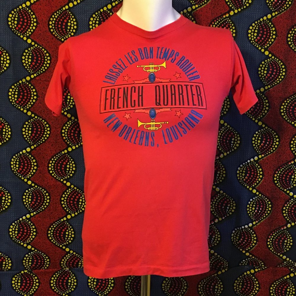 French Quarter - New Orleans - Vintage T-shirt - Red - S